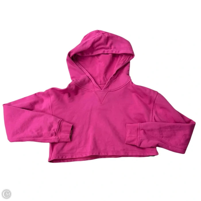 Athletic Sweatshirt Hoodie By Lululemon In Pink, Size: S