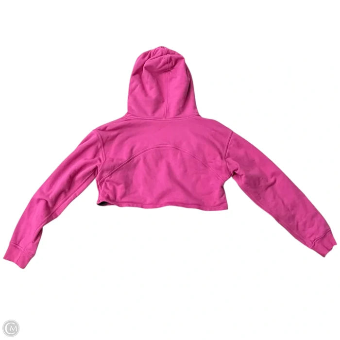 Athletic Sweatshirt Hoodie By Lululemon In Pink, Size: S
