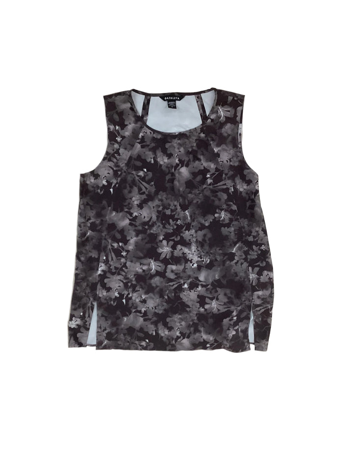 Athletic Tank Top By Athleta In Floral Print, Size:M
