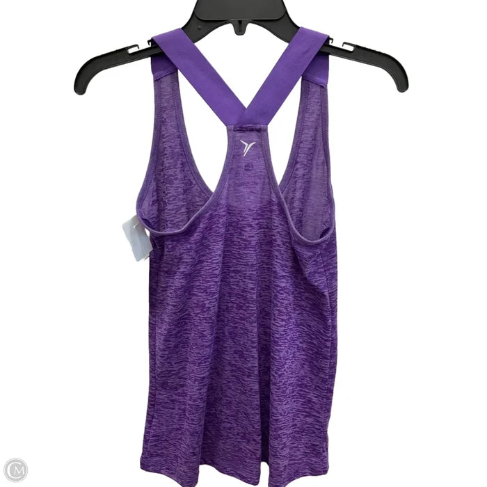 Athletic Tank Top By Old Navy In Purple, Size: Xs