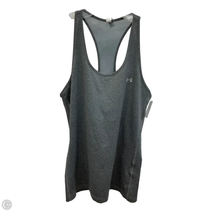 Athletic Tank Top By Under Armour In Grey, Size: M