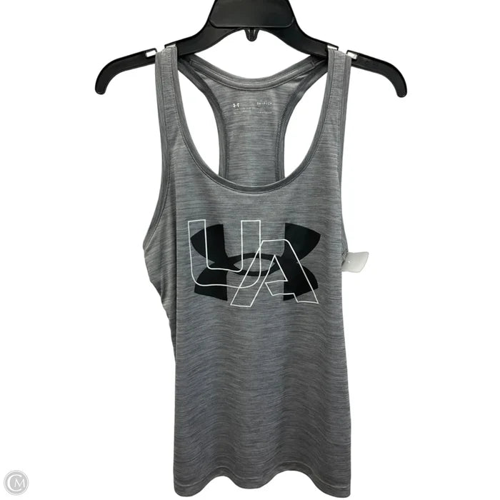 Athletic Tank Top By Under Armour In Grey, Size: M