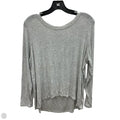 Athletic Top Long Sleeve Crewneck By Athleta In Ivory, Size: L