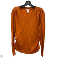 Athletic Top Long Sleeve Crewneck By Athleta In Orange, Size: M