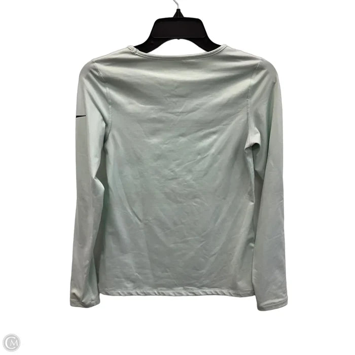Athletic Top Long Sleeve Crewneck By Nike In Blue, Size: S
