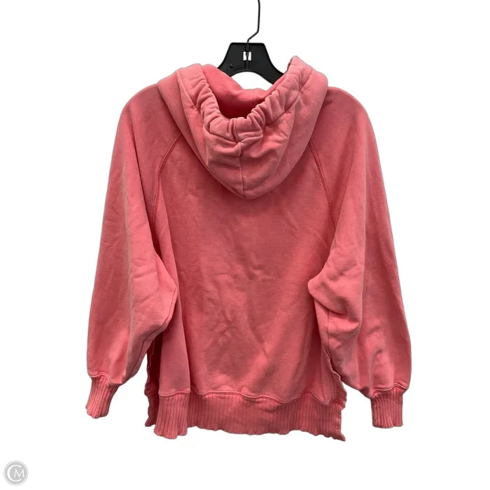 Athletic Top Long Sleeve Hoodie By American Eagle In Pink, Size: S