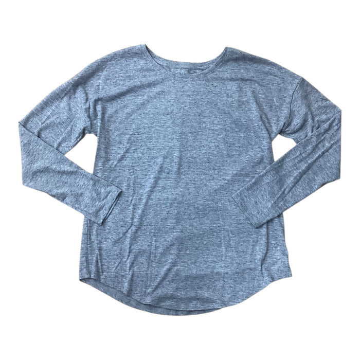 Athletic Top Ls Crewneck By Athleta In Grey, Size:M
