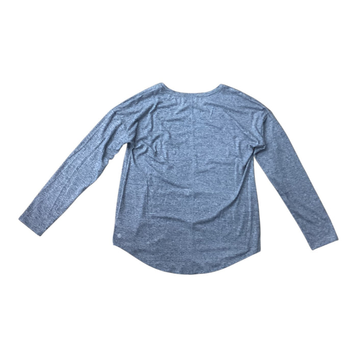 Athletic Top Ls Crewneck By Athleta In Grey, Size:M