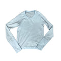 Athletic Top Ls Crewneck By Lululemon In Blue, Size:S