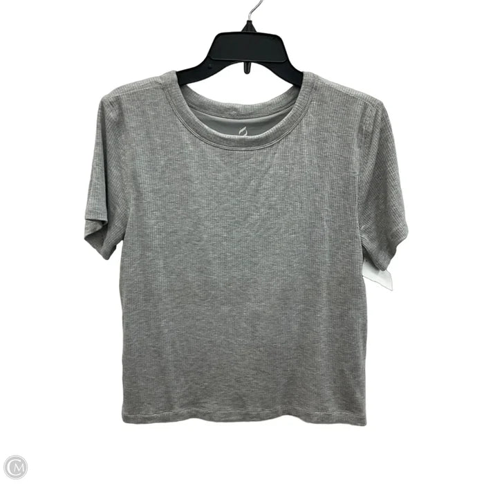 Athletic Top Short Sleeve By Lou And Grey In Grey, Size: Xl
