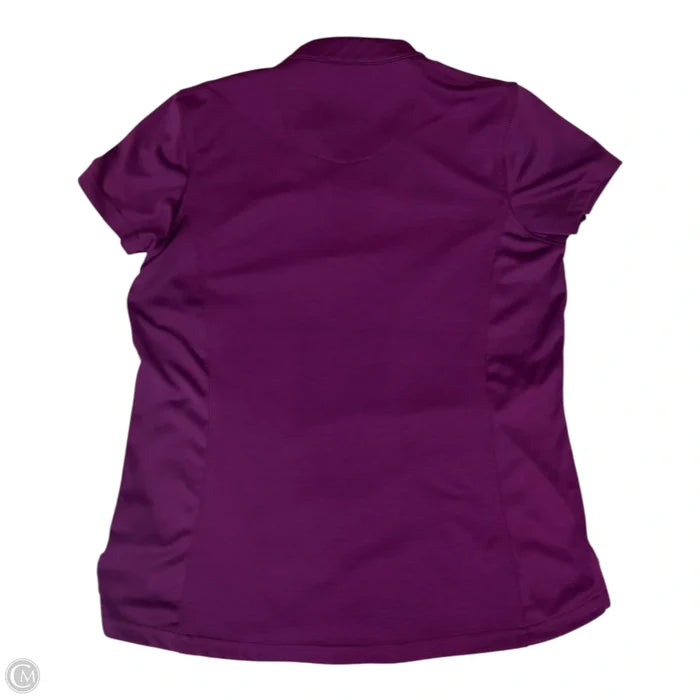 Athletic Top Short Sleeve By Pebble And Stone In Purple, Size: S