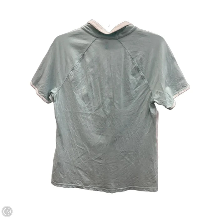 Athletic Top Short Sleeve By Talbots In Blue, Size: M