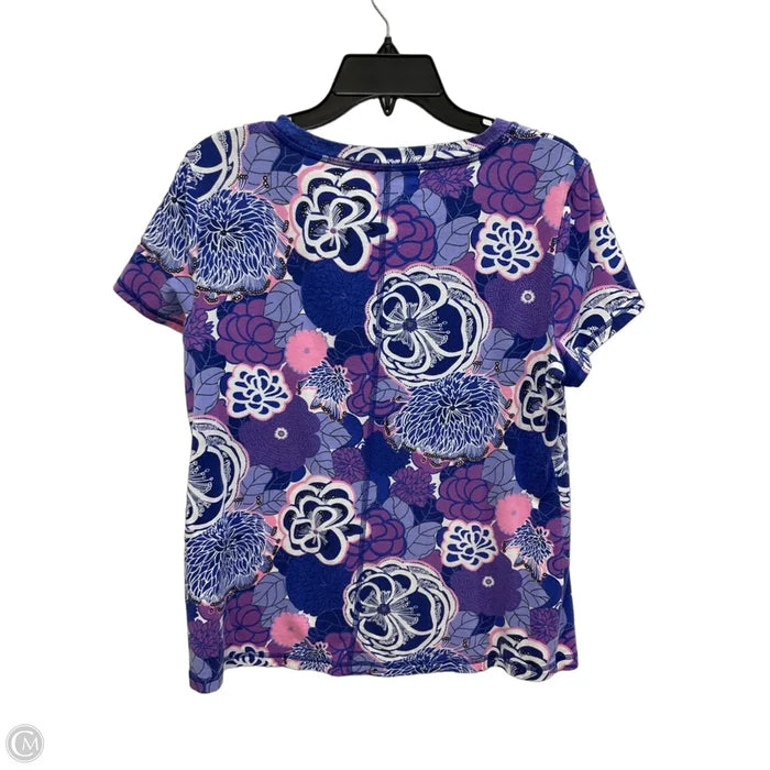 Athletic Top Short Sleeve By Talbots In Purple, Size: Xlp