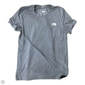 Athletic Top Short Sleeve By The North Face In Grey, Size: Xs