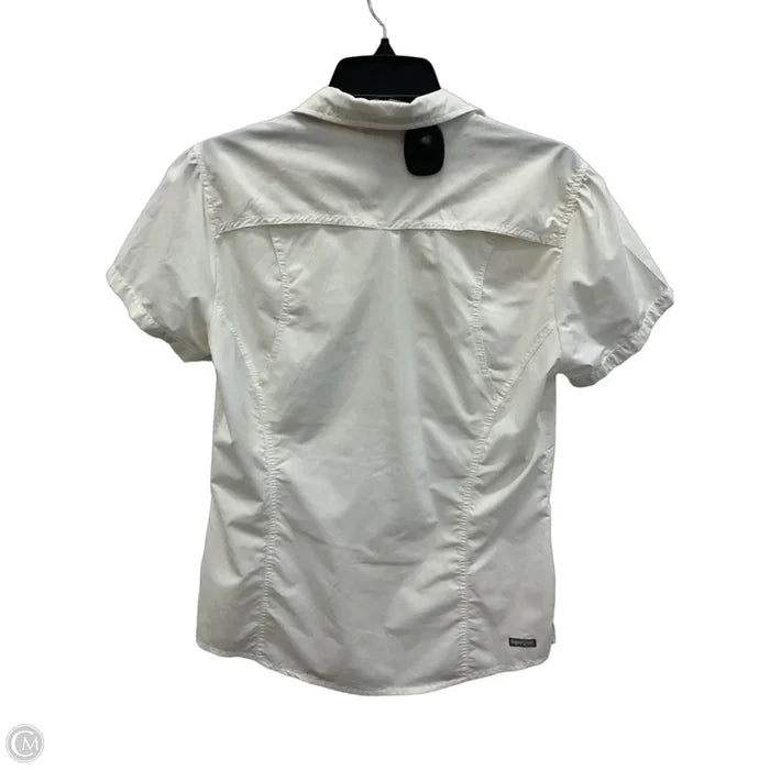 Athletic Top Short Sleeve By The North Face In White, Size: L