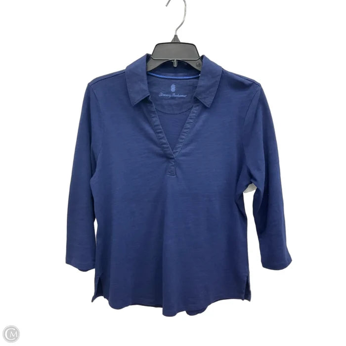 Athletic Top Short Sleeve By Tommy Bahama In Blue, Size: S