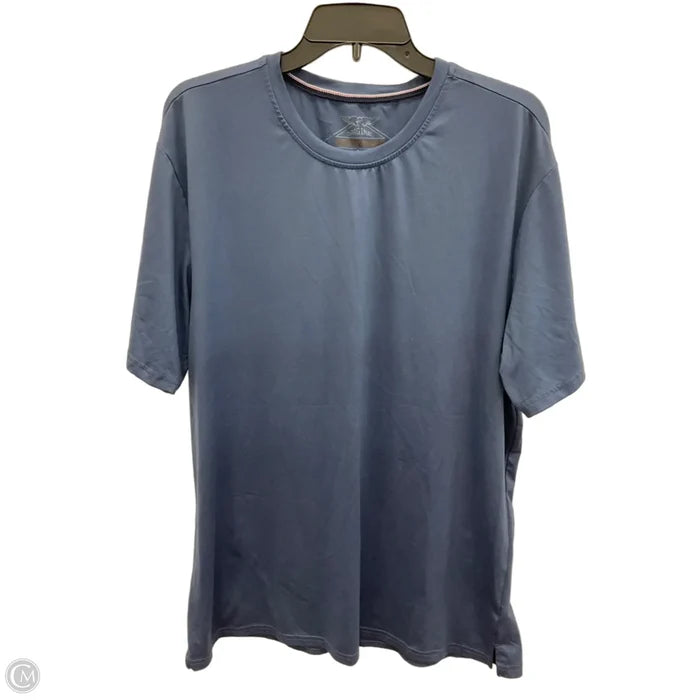 Athletic Top Short Sleeve By Weatherproof In Blue, Size: Xl
