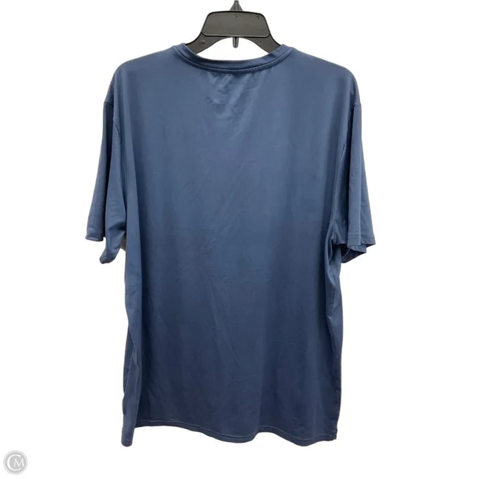 Athletic Top Short Sleeve By Weatherproof In Blue, Size: Xl
