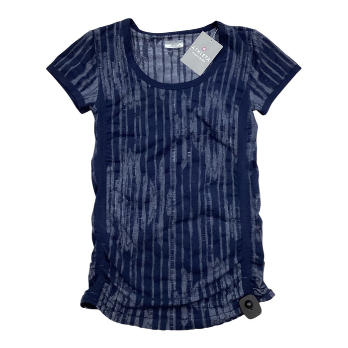 Athletic Top Ss By Athleta In Blue, Size:Xl