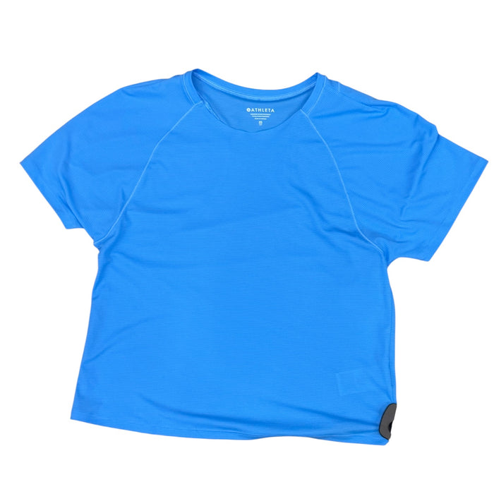 Athletic Top Ss By Athleta In Blue, Size:Xs
