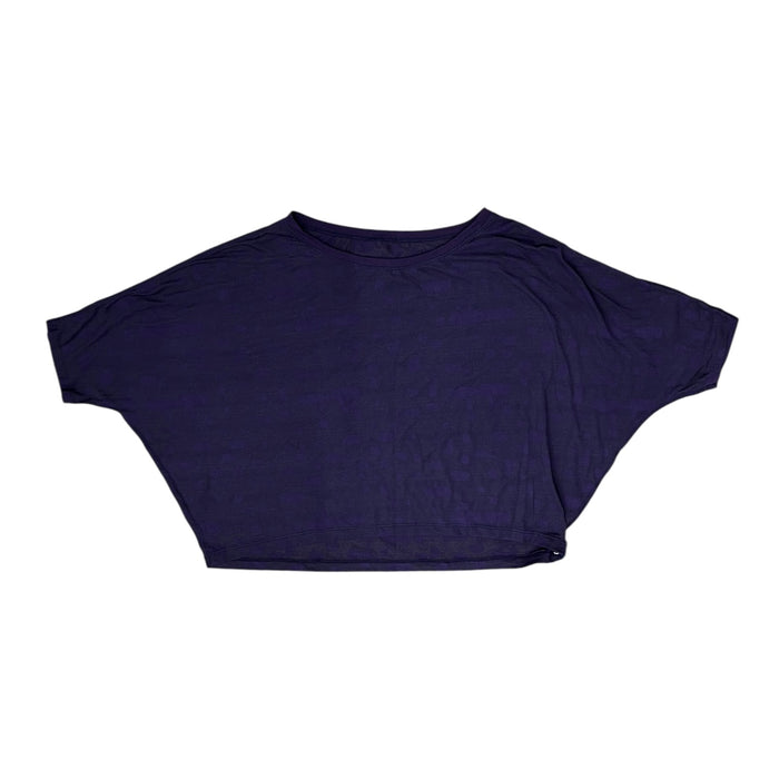 Athletic Top Ss By Lululemon In Purple, Size:Xl