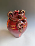 Av Smith Red Snake Jug 11"