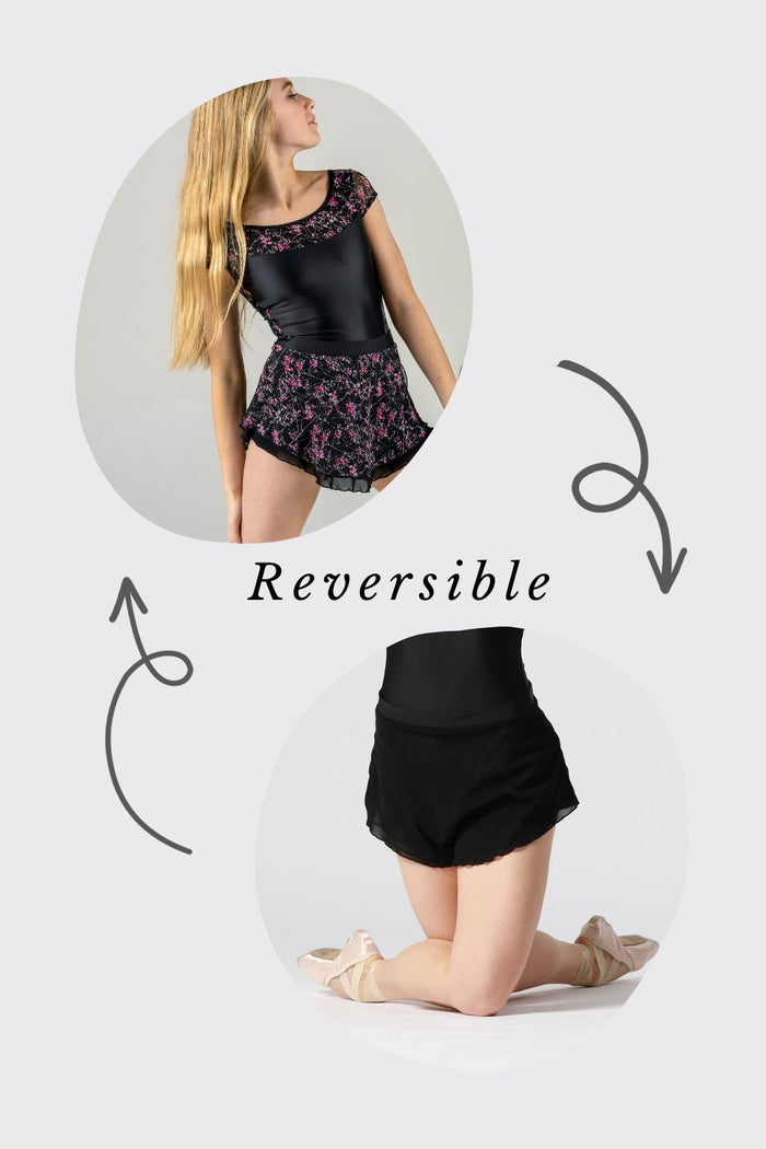 AYLA AK2in1 Reversible Pull-on Skirt in Enchanted