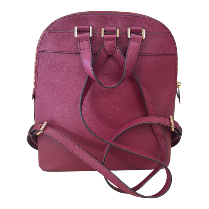 Backpack Designer By Michael Kors In Maroon, Size:Large