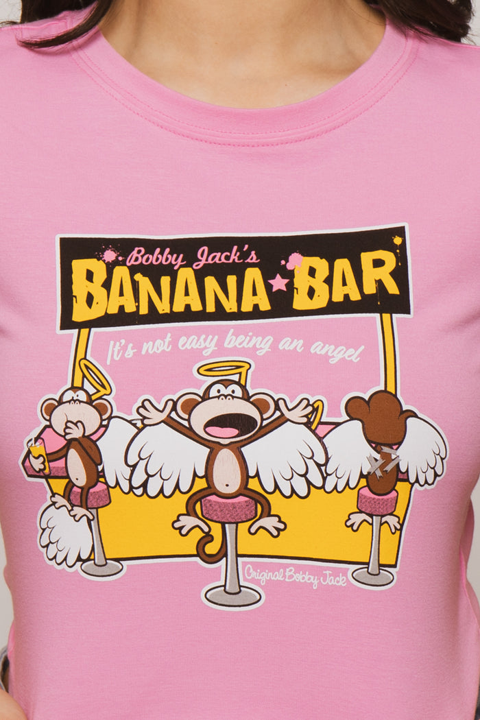 Banana Bar - Bobby Jack Baby Tee - Pink