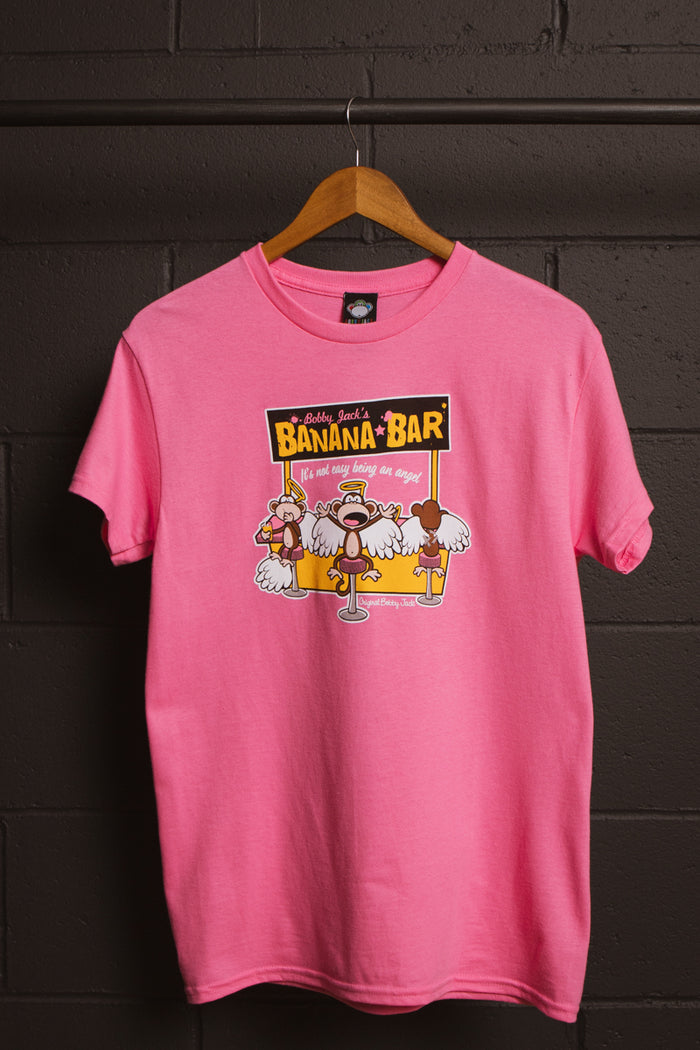 Banana Bar - Bobby Jack Unisex T-Shirt - Pink
