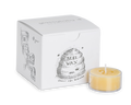 12 pack of pure beeswax tea lights.