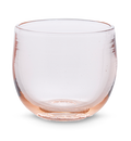 bellini drinker, translucent pink hand-blown drinking glass