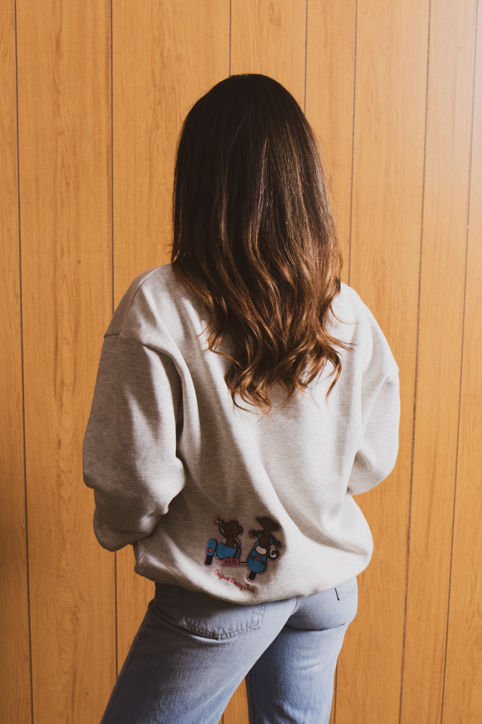 Besties - Bobby Jack Oversized Premium Sweatshirt - Heather Grey