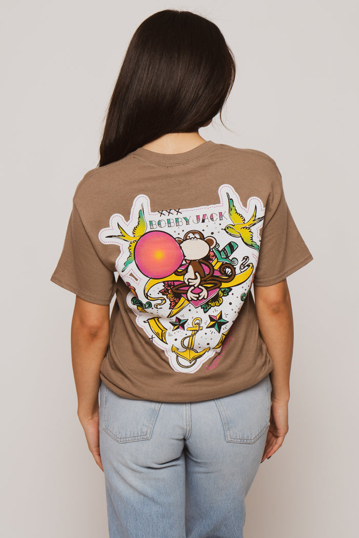 Birds - Bobby Jack Limited Unisex T-Shirt - Brown