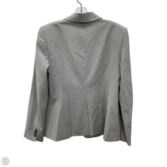 Blazer By Ann Taylor In Grey, Size: M
