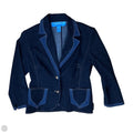 Blazer By Doncaster In Blue Denim, Size: 4