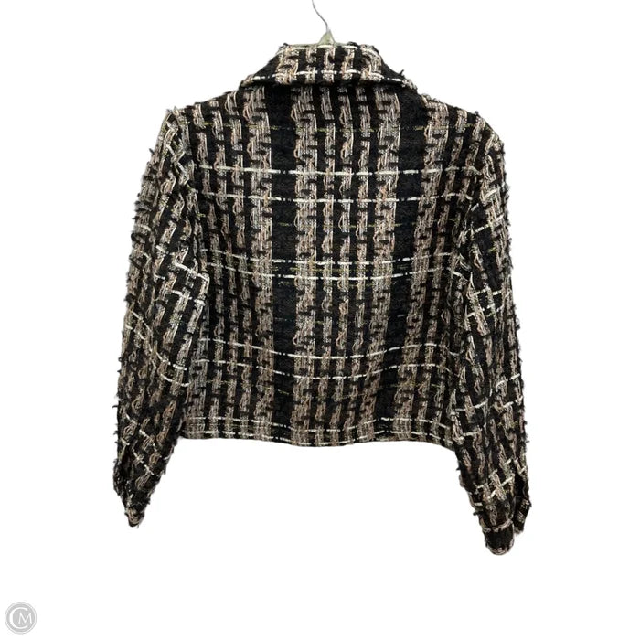 Blazer By Vestique In Black & Brown, Size: S