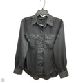 Blouse Long Sleeve By Banana Republic In Black, Size: S