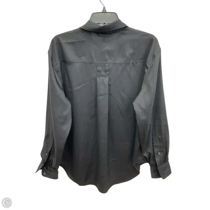 Blouse Long Sleeve By Banana Republic In Black, Size: S