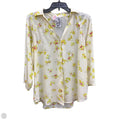 Blouse Long Sleeve By Cabi In Yellow, Size: Xs