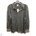 Blouse Long Sleeve By Chicos In Black, Size: Xl