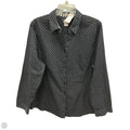 Blouse Long Sleeve By Chicos In Polkadot Pattern, Size: Xl