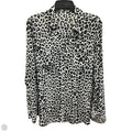 Blouse Long Sleeve By Express In Animal Print, Size: Xl