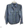 Blouse Long Sleeve By J. Crew In Striped Pattern, Size: Xs
