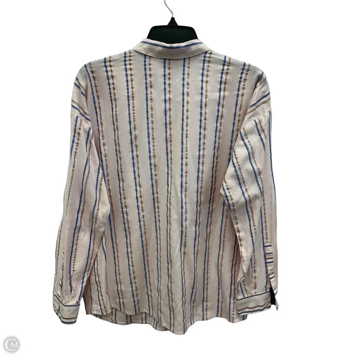 Blouse Long Sleeve By J. Jill In Pink, Size: M