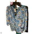 Blouse Long Sleeve By Jeans By Buffalo In Blue, Size: S