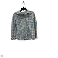 Blouse Long Sleeve By Talbots In Blue & Green, Size: Lp