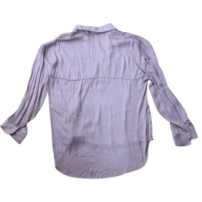 Blouse Ls By Free People In Purple, Size:Sp