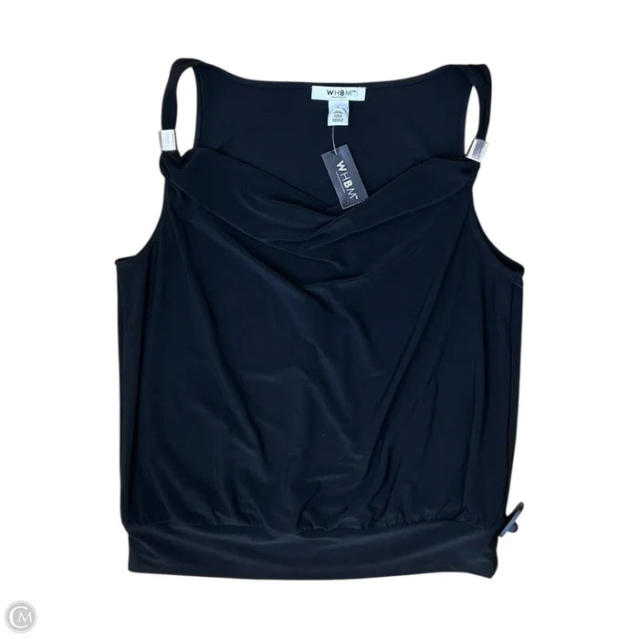 Blouse Sleeveless By White House Black Market In Black, Size: L