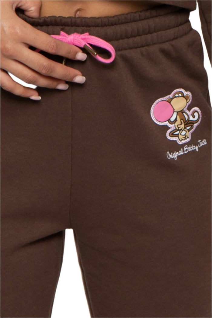 Bobby Jack Hoodie & Pants Set - Don't Burst My Bubble - Brown